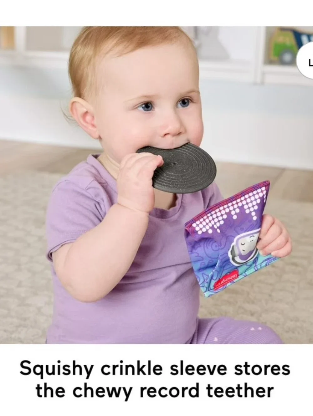Fisher-Price Purple Kids Microphone and DJ Toy Set